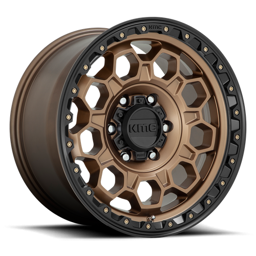 KM545 17X9 6X5.5 M-BRZ BLK LP 18MM