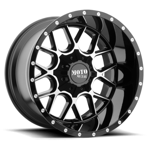 MO986 20X12 6X135/5.5 G-BLK MACH -44MM