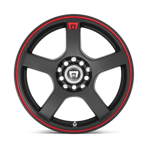 MR116 18X8 5X100/4.5 M-BLK/RED +45MM