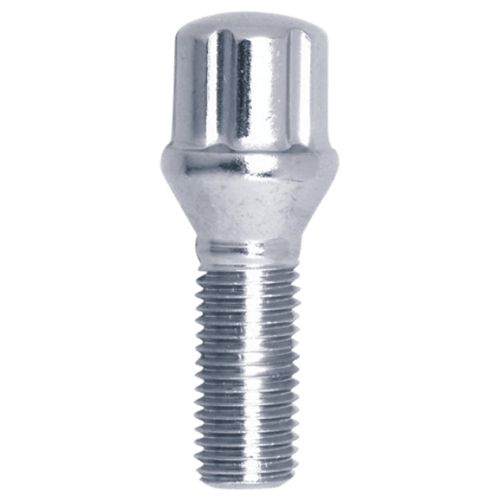 SPLINE LUG BOLT 12-1.25 28MM CHR BULK