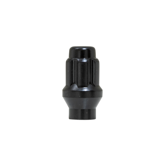 SPLINE LUG BOLT 12-1.50 28MM BLK BULK