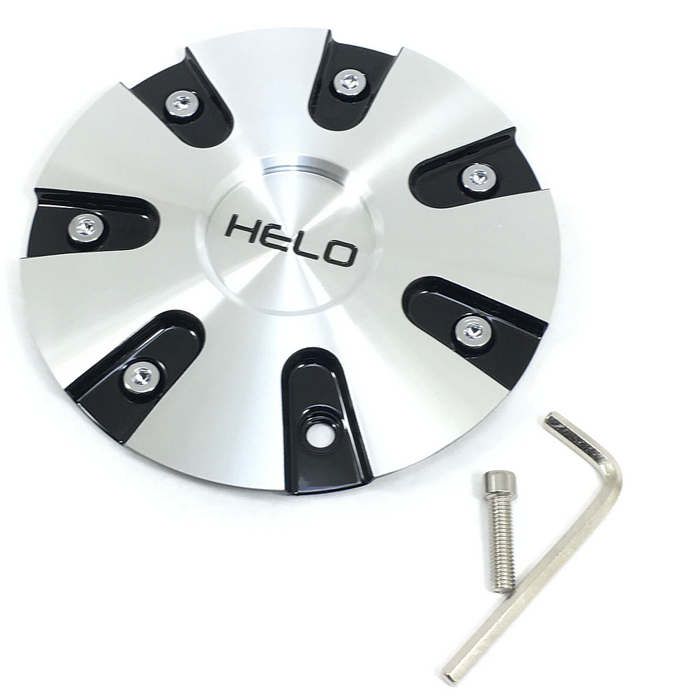 HLO CAP HE868 BLACK MACHINED FACE