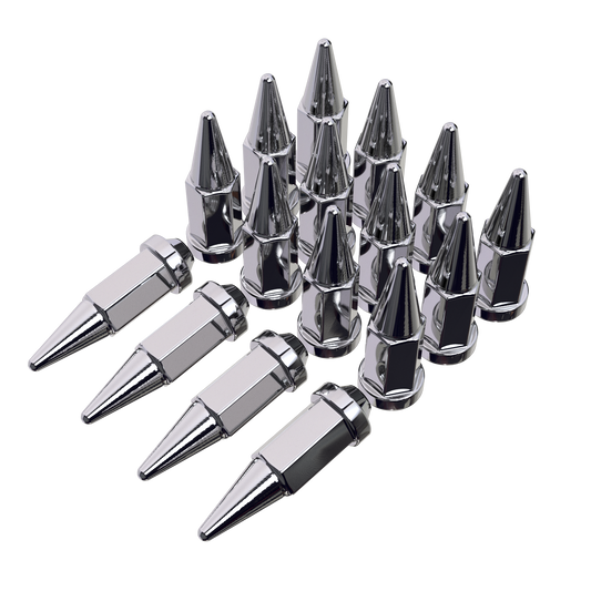 12MMX1.50 RH SPLINE KIT SPIKE - CHROME