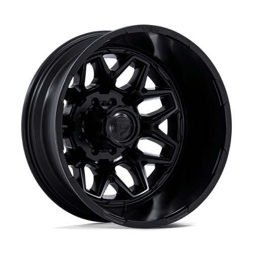 FLUX DRW 22X8.25 8X6.5 -265 BLK-OUT (DR)