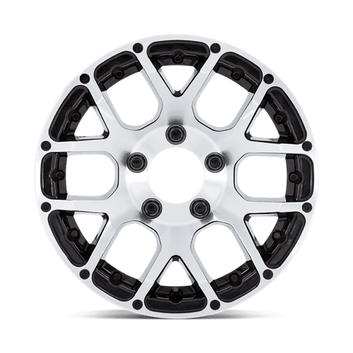 HE1825 14X6 5X4.5 -6 G-BLK-MCH (NO CAP)