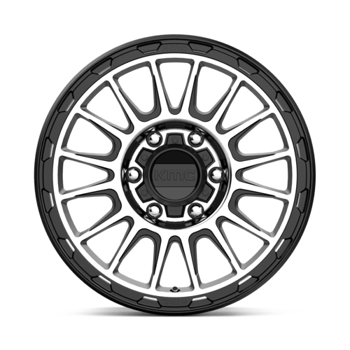 KM542 16X8 6X5.5 S-BLK MACH 00MM