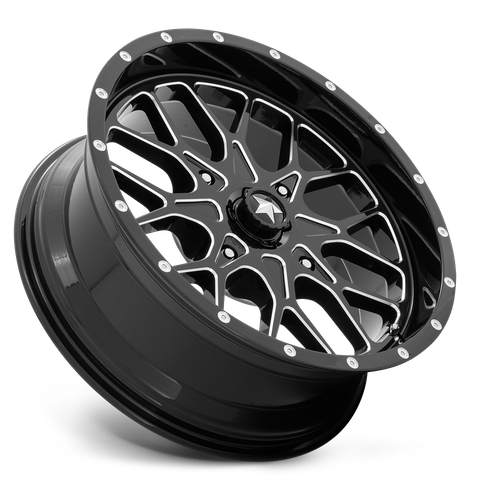 PORTAL UTV 20X7 4X137 112 G-BLK-MILL +0