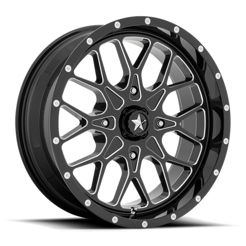 PORTAL UTV 20X7 4X137 112 G-BLK-MILL +0
