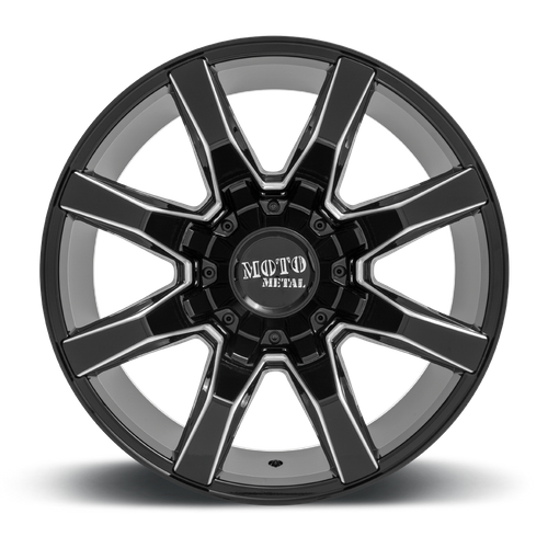 MO804 22X10 5X5.0/5.5 G-BLK MILL -18MM