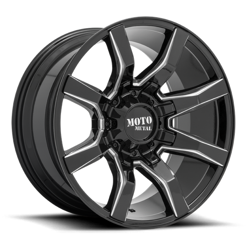 MO804 22X10 5X5.0/5.5 G-BLK MILL -18MM