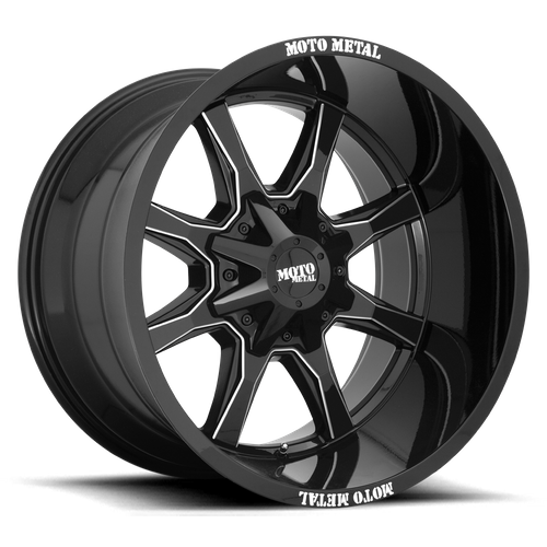 MO970 20X10 8X170 125.5 GBLK MILL-SP -18