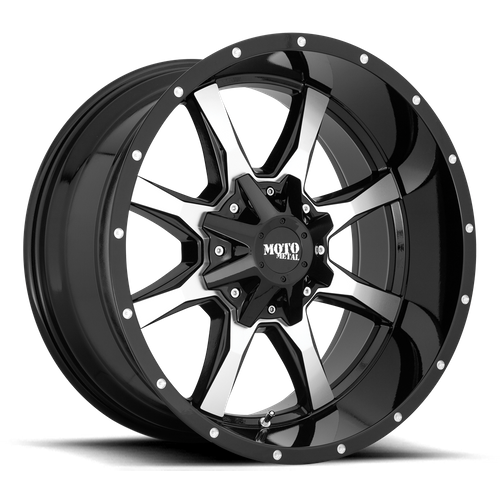 MO970 17X9 5X5.0/5.5 MCH G-BLK -12MM