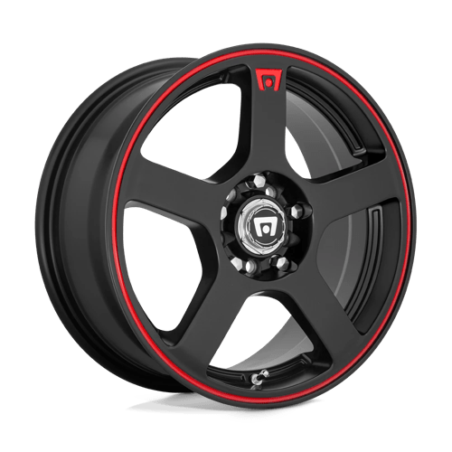 MR116 17X7 5X112/4.5 M-BLK/RED +40MM