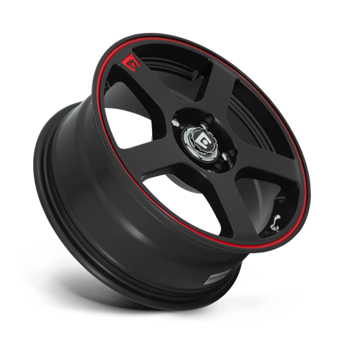 MR116 15X6.5 4X100/4.5 M-BLK/RED +40MM