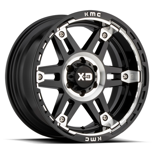 XD840 20X10 5X5.0 G-BLK MACH -18MM