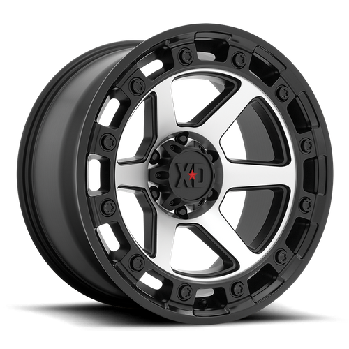 XD862 17X9 5X5.0 S-BLK MACH 00MM