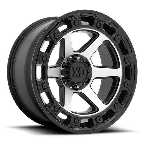 XD862 17X9 5X5.0 S-BLK MACH 00MM